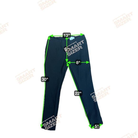 COOPERATIVE Black Stretch Skinny Riding Pants Back Exposed Zipper Women's Sz S - Picture 9 of 10